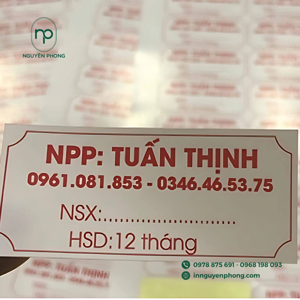 Mẫu tem dán hạn sử dụng
